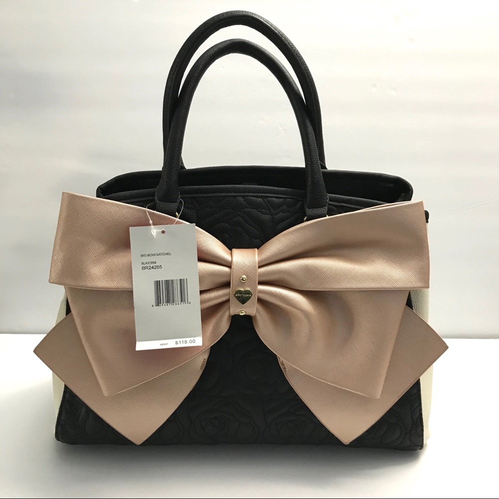 Betsey Johnson Big Bow Satchel Bag